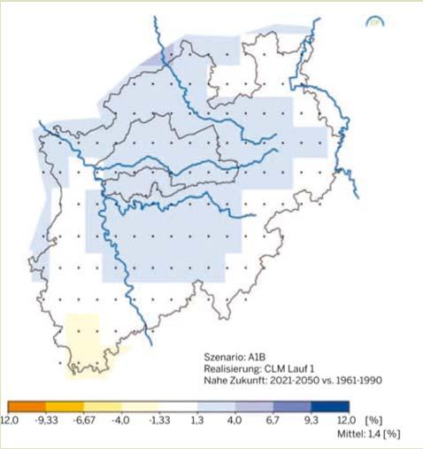 Klimawandel, Niederschlag und Region (Quelle: IDP)