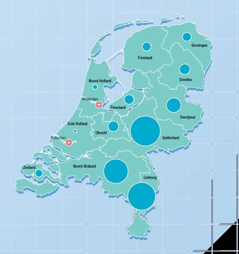 Beispiel: Niederlande Große regionale