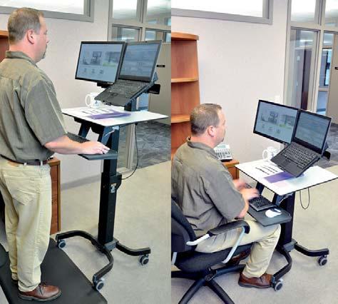 Erkunden Sie WorkFit Wellness am Arbeitsplatz cubelife.ergotron.com Heben Sie Tastatur und LCD-Monitore einfach und zugleich auf die richtige Höhe und erleben Sie beispiellosen ergonomischen Komfort.