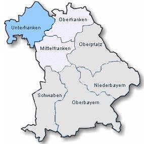 Regierungsbezirk Unterfranken 1,3 Mio.