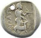 Sehr schönvorzüglich 185,- A14 Philipp III., 323-317 v.chr. Side (?). Drachme um 323-320 v.chr. Kopf des Herakles mit Löwenfell n.