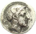 Sehr schön+ 650,- A21* Pharsalos. Drachme um 440-344 v.chr. Kopf der Athena n.r. Rs.