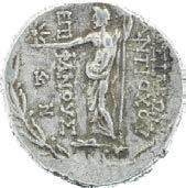Antonius Felix, Prokurator, 52-60 n. Chr. AE 15 Jahr 5 (58 AD). Schrift in Kranz. Rs.: Palmzweig. 1.70 g.