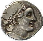 Tetradrachme. 255/254. Kopf des Ptolemaios I. mit Diadem n.r. Rs.