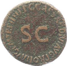 leicht dezentriert, sehr schön Germanicus, gest. 19 n.