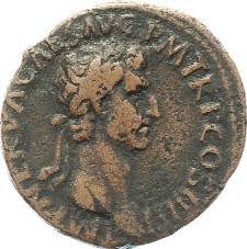 Braune Patina, sehr schön+ Domitianus, 81-96. Rom. Denar 81.