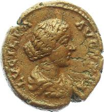 271, 711. Fast vorzüglich 125,- A107 Denar (geprägt unter Antoninus Pius).
