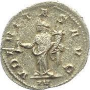 RIC IV.3, S. 137, 134a. Schön-sehr schön 50,- A155* Volusianus, 251-253. Rom. Antoninian 251-253. Drap. Brb.