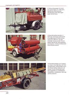 Zahlreiche Fotos, darunter unter anderem auch Feuerlöschboote, Löschpanzer, Kettenfahrzeugen und Anhängefahrzeuge der Feuerwehren finden sich in den umfangreichen Kapiteln des Fachbuches (Abbildungen