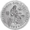 455 3 Reichsmark 1930 A. Jae. 344. 700.