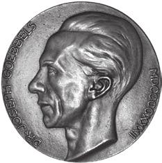 Kratzer im Rand ss 20,- 459 Bronze-Plakette 1936, von