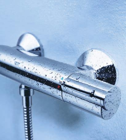 GROHtHERM 1000 Erleben Sie mit dem Grohtherm 1000 Duschthermostat die Vorteile des thermostatisch abgesicherten Duschens zu einem attraktiven Preis.