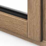 miestnostiam jedinečné vyžarovanie. Široká paleta farieb a dreva nového drevo-hliníkového okna HF 410 Vám ponúka nespočetné možnosti pre harmonické stvárnenie Vášho domova.