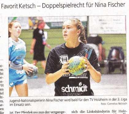 TSV Heiningen Handball Zeitungsberichte aus der örtlichen Presse