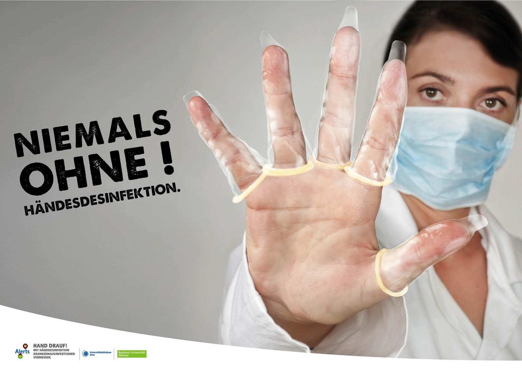 5 Die wichtigste Maßnahme zur Prävention ist die Desinfektion der Hände.