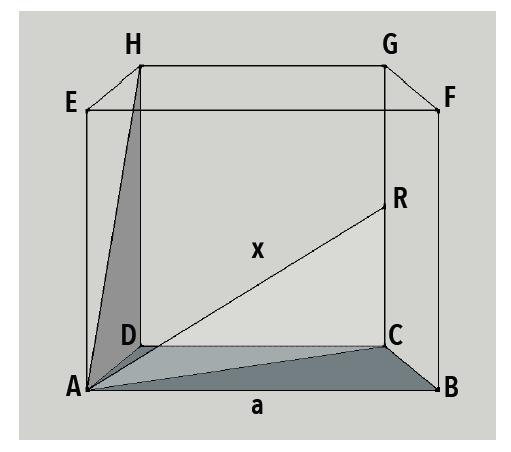 5. Pythagoras 3 P / Die Grundfläche des Prismas ist ein gleichschenkliges Trapez (ABCD). Die Seiten AB und CD sind parallel.