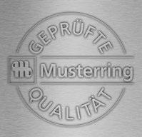 Attested quality with the Musterring furniture quality passport.