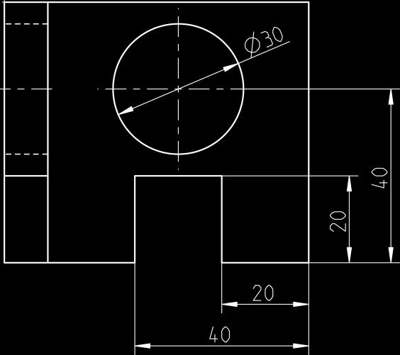/ 2,0P Hinweise: - Achten Sie auf eine geeignete Position der Zeichnung auf dem Blatt. - Die Ellipsen sind mit Hilfe der 40%-Methode zu konstruieren.