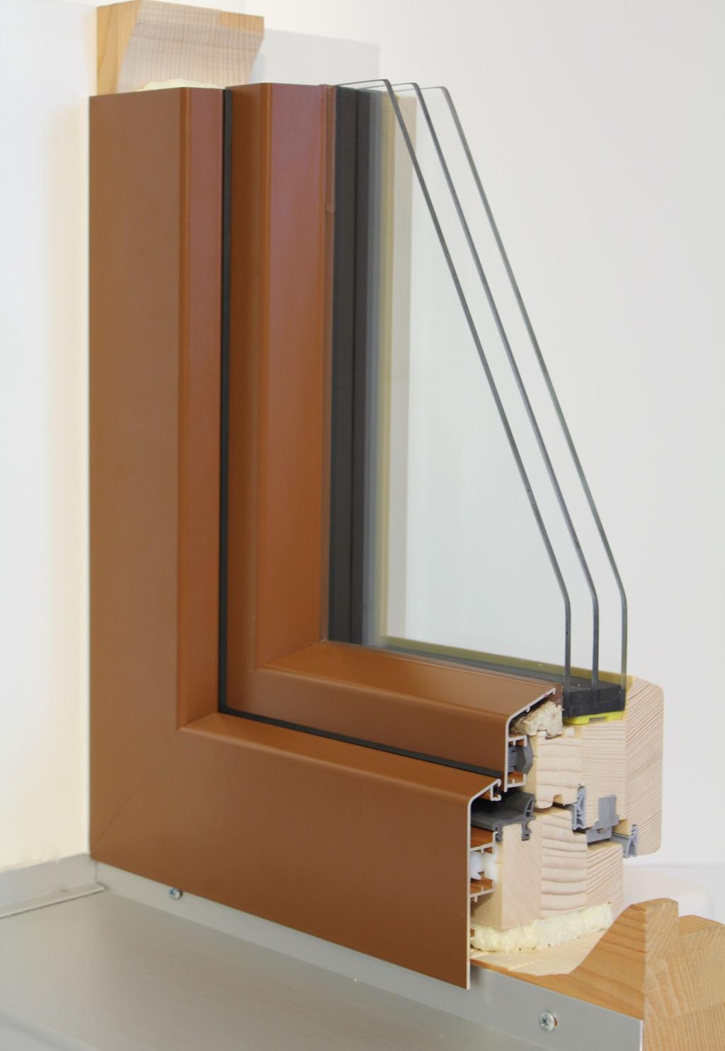 Purenit dämmt den Fensterrahmen zusätzlich 1,08 [w/(m²k)].