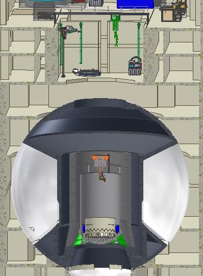 Seite 69 von 150 Der zylindrische Behältermantel soll in Einbaulage von oben nach unten handhabungsgerecht trocken zerlegt werden (siehe Abbildung 6-5).