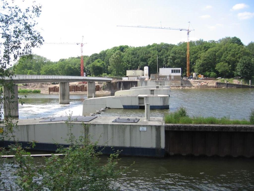WKA Kemnade an der Ruhr 2,40 m Gefälle 35 m 3 /s Ausbauabfluss 750 kw inst. Leistung ca. 3,7 Mio. kwh/a Jahresarbeit 4,5 Mio.
