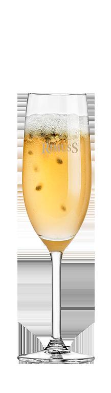PASSIONSFRUCHT-LITCHI-DRINK Passionsfrucht in Verbindung mit unserem RIMUSS Litchi Perl ist eine exotische Variante für den Sommer... ½.
