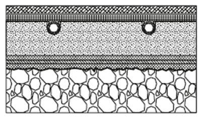 Bodenplatte b) unebene, erdberührte Bodenplatten mit Fließspachtel keramischer Oberbodenbelag, Natursteinplatte Sopro Fließbettmörtel VarioFlex HF 420