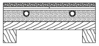 2.2. Bodenaufbau mit Trockenbau-Unterboden TB UB 10 Mit Hilfe des Trockenbau-Unterbodens lässt sich eine besonders niedrige Aufbauhöhe realisieren.