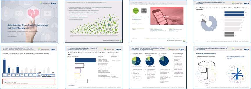 Aufbau und Inhalt dieser Studie Die Studie zeigt die Einschätzung und Prognosen der Entscheider unter anderem zu folgenden Themen: Status quo: Welche digitalen Versorgungsangebote haben Sie bereits