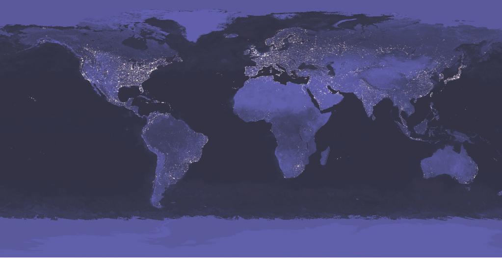 Energieverbrauch 2c Weltweiter Energieverbrauch Die Erde bei Nacht Betrachte das Bild und trage die Länder aufgrund deiner Beobachtung in die Tabelle ein!