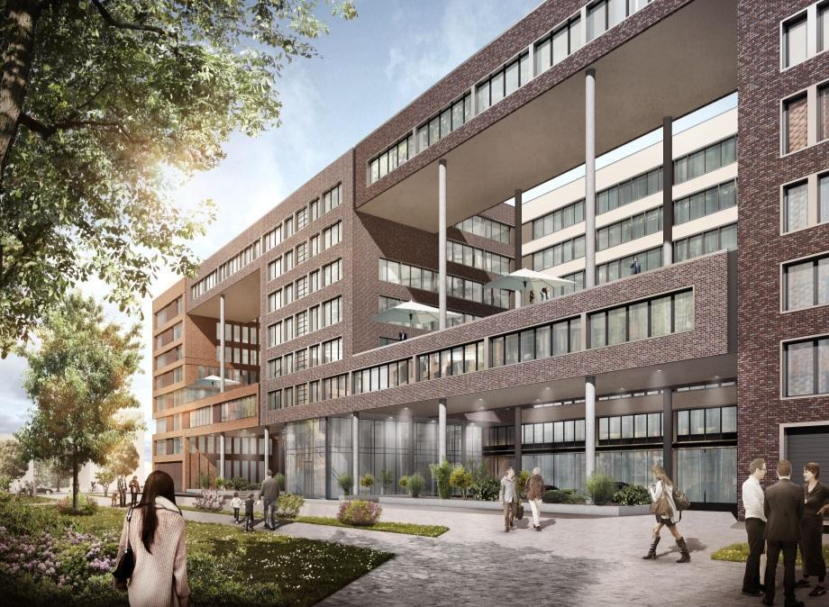 Project developed on the site of the former BP head office Großer Burstah 18-34 Hamburg Floor area: about 10,300 m² Tenant: Funke