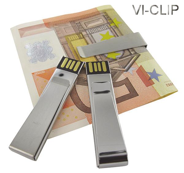 VI-CLIP USB Stick - Superior Line Für Gravur geeignet.