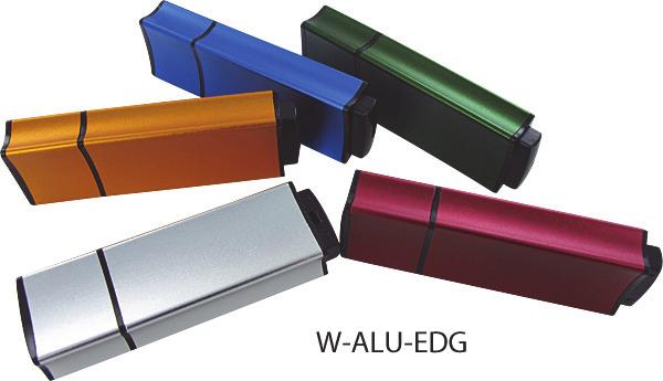 W-ALU-EDG USB Stick Korpus : Korpus Alu und Kunststoff.