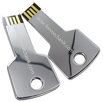 DE-KEY USB Stick Korpus / Korpusfarbe : Metall /