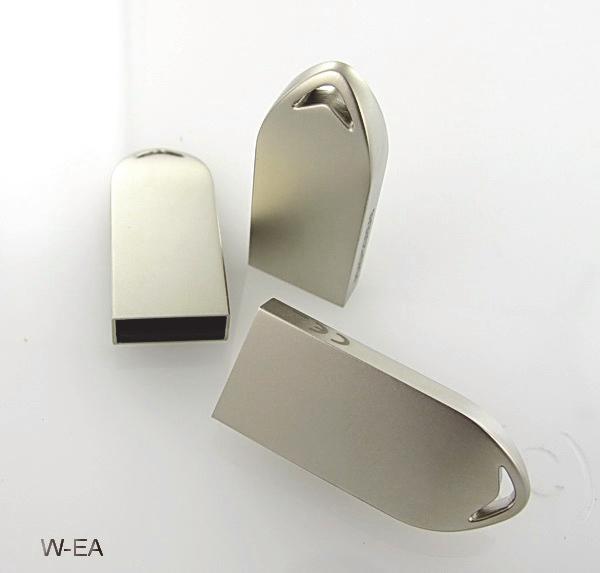 W-EA USB Stick Korpus Metall ( Farbe Chrom/Silber ), bestens