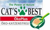 CAT S BEST ÖkoPlus - die ÖKO-Katzenstreu aus 100% reinen Pflanzenfasern
