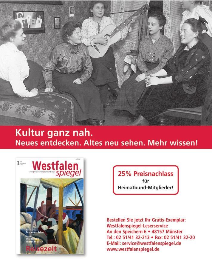 Heimatpflege in Westfalen Herausgeber: Westfälischer