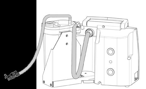 2 Zusammenbau des Medi-Vac -Sekretbehälter-Systems Medi-Vac -Beutel in den Medi-Vac