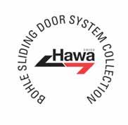 Schiebetürsystem HAWA-Junior 80/GS Der Klemmschuh des Beschlags Junior 80/GS by Hawa ermöglicht es, Ganzglasschiebetüren ohne