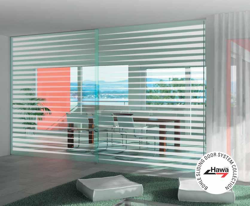 Schiebetürsystem HAWA-Puro 100-150 Möchten Sie Räume mit Glas unterteilen und gestalten?