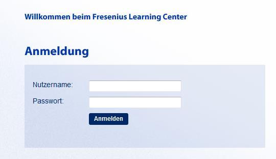 com/fmc/de Bitte stellen Sie sicher, dass Sie das Fresenius Learning Center in einem Webbrowser öffnen und nicht innerhalb von Lotus Notes, da ansonsten nicht alle Funktionen vollständig unterstützt