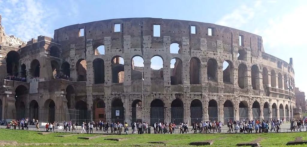 Das Kolosseum, eine der bekanntesten Sehenswürdigkeiten Roms.