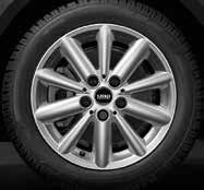 NA VOLJO ZA MINI OD LETA 2014 (F55/F56). ZA MINI COUNTRYMAN IN MINI PACEMAN (R60/R61). Bridge Spoke R94. 16'' komplet zimskih platišč s pnevmatikami Goodyear UG7+?