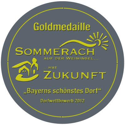 Bayerns schönstes Dorf Die Gemeinde hat wertige Haftetiketten Goldmedaille mit Goldprägung anfertigen lassen in folgenden Größen: > 50 mm > 40 mm Abnahme 20 St.