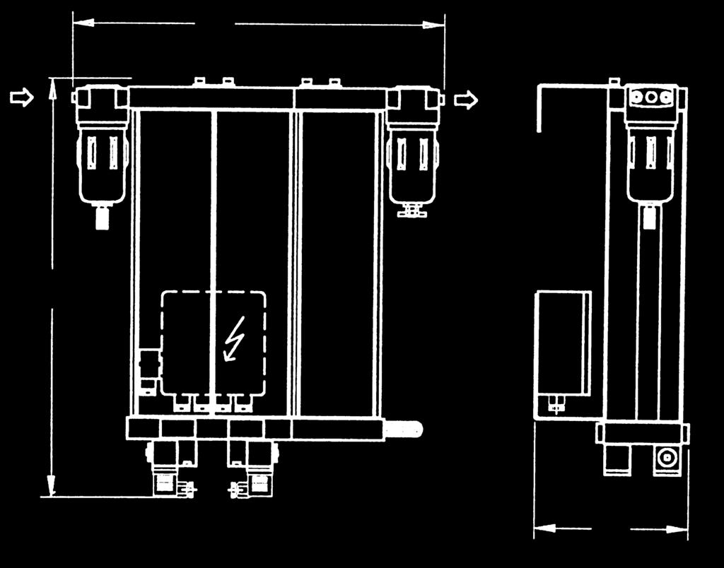 B DAZ 201 DAZ 1021 T B Aufbereitungseinheit DACZ Kombination aus Adsorptionstrockner DAZ und Aktivkohle-Adsorber DCZ MICROFILTER Die Baureihe ist serienmäßig mit einem