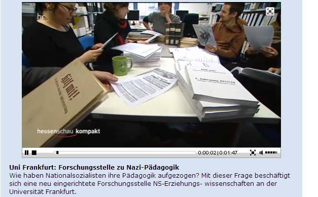 Uni Frankfurt: Forschungsstelle zu Nazi-Pädagogik Wie haben Nationalsozialisten ihre Pädagogik aufgezogen?