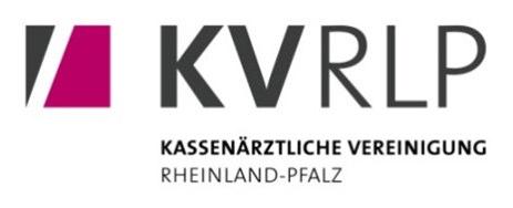 Spezielle Abrechnungsnummern im Bereich der KV RLP (Stand: 1.