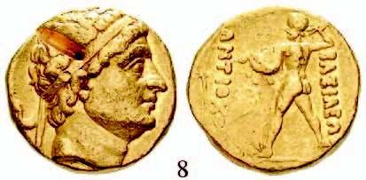 Gold. LeRider 133. vz 2.400,- 5 Philipp III., 323-317 v.chr. Stater 323-317 v.chr., Babylon. 8,54 g. Athenakopf r. mit korinthischem Helm / Nike steht l.