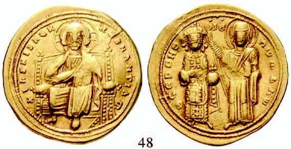 , 654-668 Solidus 654-659, Constantinopel. 4,46 g. Büsten von Constans II. und Constantinus IV.