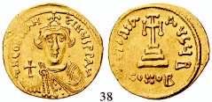 Sear 1819. ss-vz 45 Constantinus IV. Pogonatus, 668-685 Solidus 668-685, Constantinopel. 4,26 g.